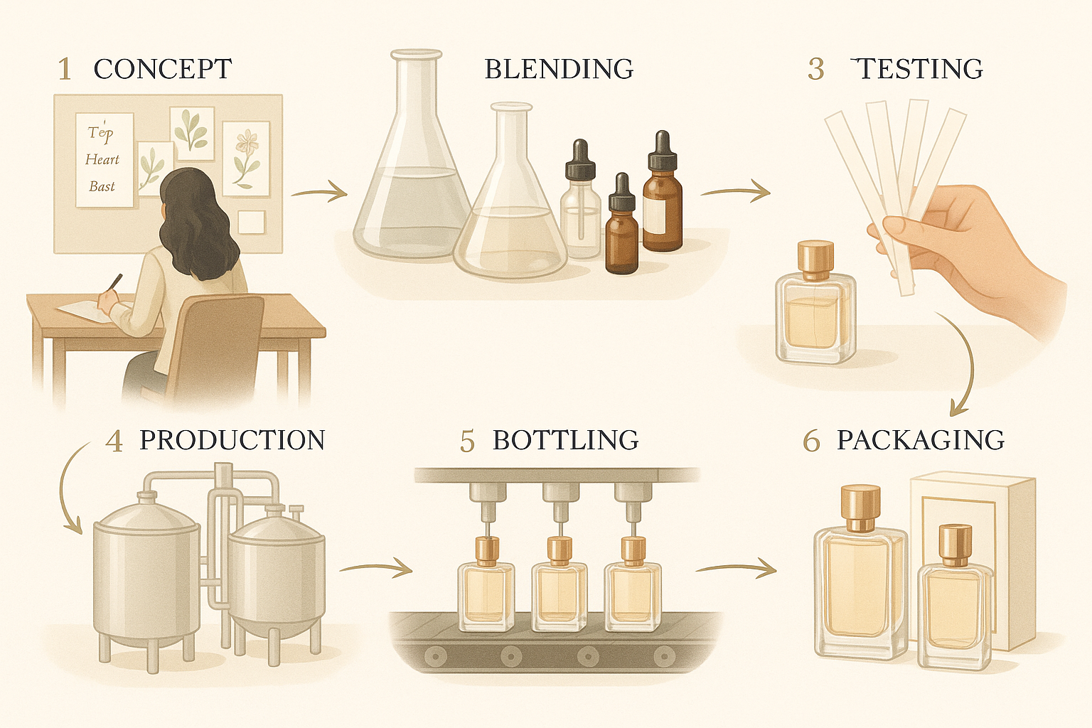 How Perfume Is Made: From Concept to Bottle