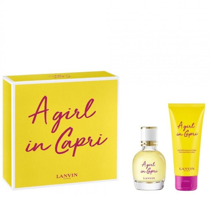Lanvin A Girl In Capri (W) Set Edt + Bl