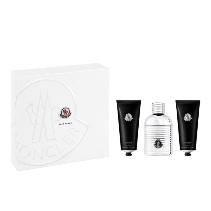 Moncler Pour Homme (M) Set Edp + Sg + Shampoo