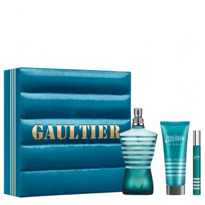 Jean Paul Gaultier Le Male (M) Set Edt + Edt + Sg (Tin Box)