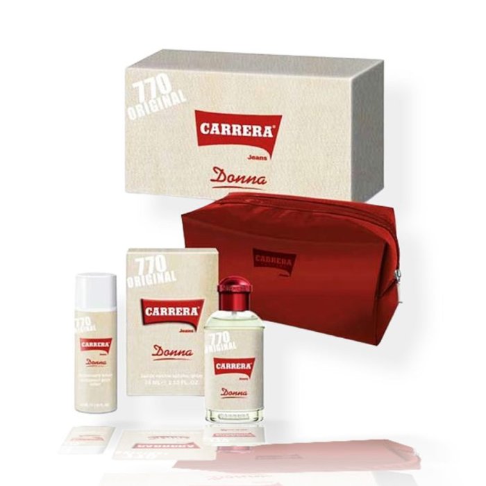 Carrera Jeans 770 Original Donna (W) Set Edp + Deodorant + Pouch