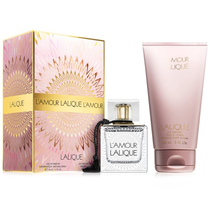 Lalique L'amour (W) Edp + Edp Mini (Empty) Travel Set