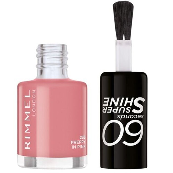 Rimmel London 60 Seconds Super Shine 235 Preppy In Pink Nail Polish