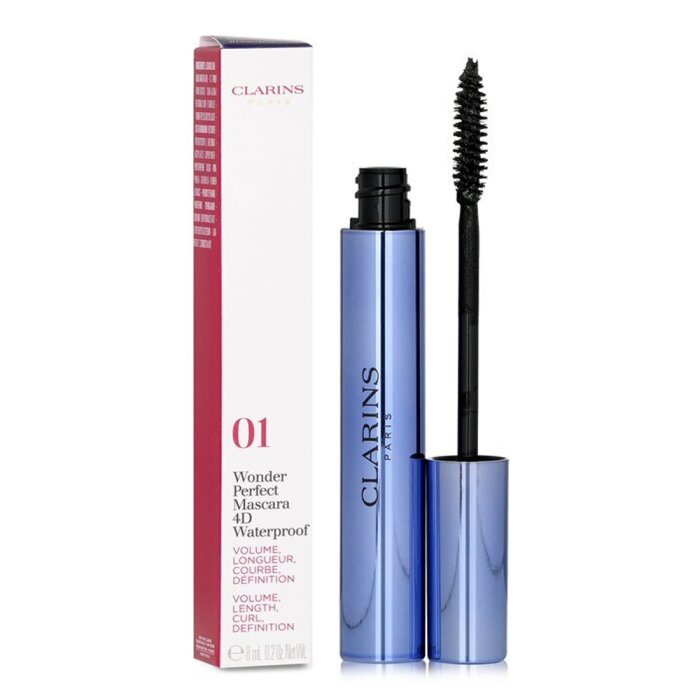 Clarins Wonder Perfect Mascara 4 D Waterproof # 01 Perfect Black (W) Mascara