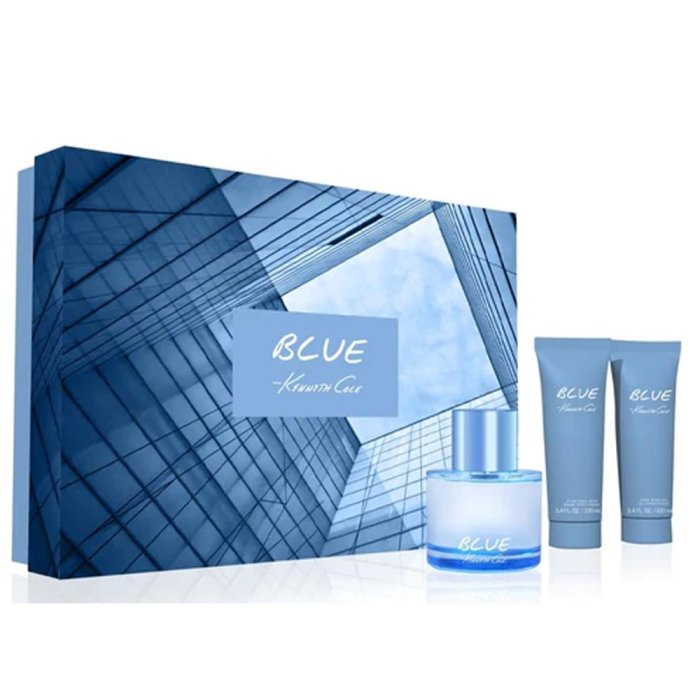 Kenneth Cole Blue (M) Set Edt + Asb + Hair & Bs
