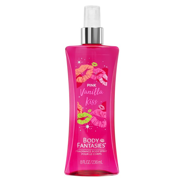 Body Fantasies Pink Vanilla Kiss Body Mist