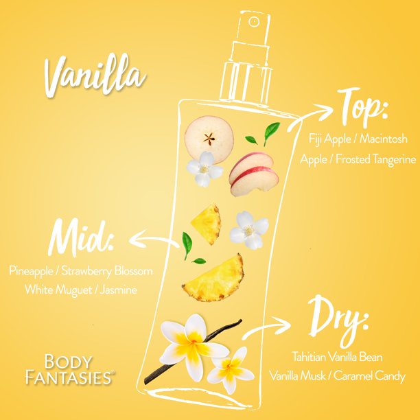 Body Fantasies Vanilaa Body Mist 236ml