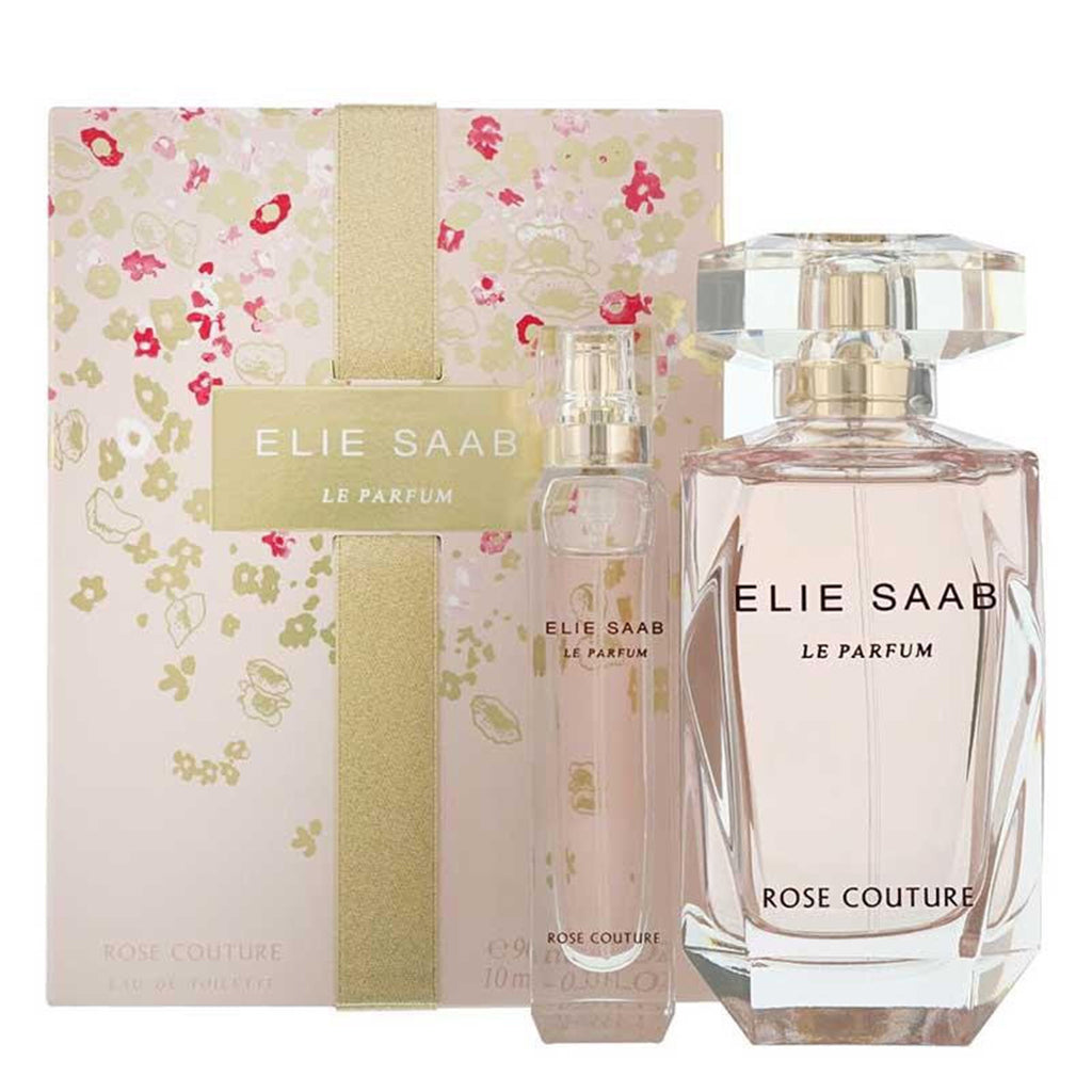 Elie Saab Rose Couture Set Women 90ml + 10ml Eau De Toilette E.D.T
