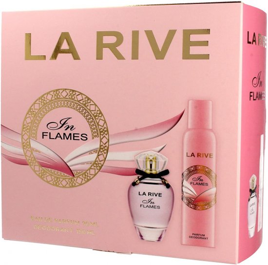 La Rive In Flames Set Women 90ml Eau De Parfum E.D.P + 150ml Deodorant