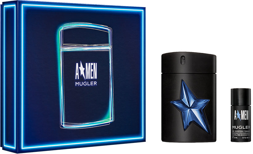 Thierry Mugler A Men Mens 100ml Eau De Toilette E.D.T + 20ml Deodorant Stick