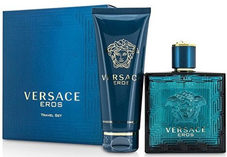 Versace Eros Set For Mens 100ml Eau De Toilette E.D.T + 100ml Shower Gel