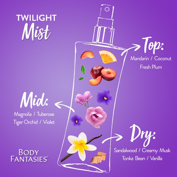 Body Fantasies Twilight Mist Body Mist 236ml
