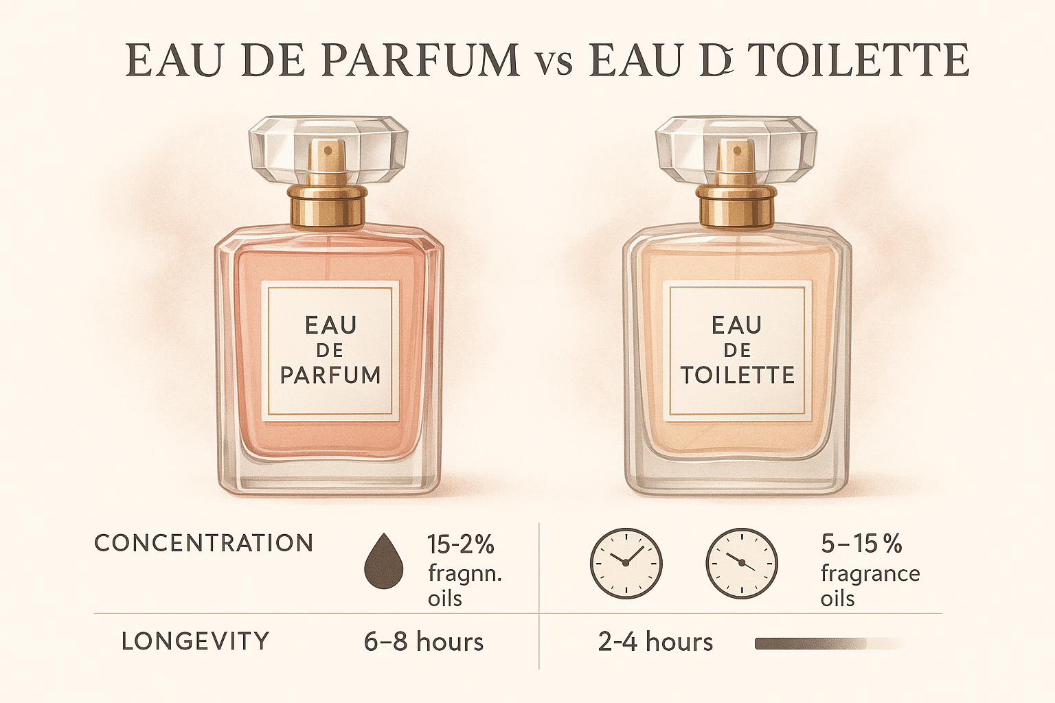 The Difference Between Eau de Parfum and Eau de Toilette