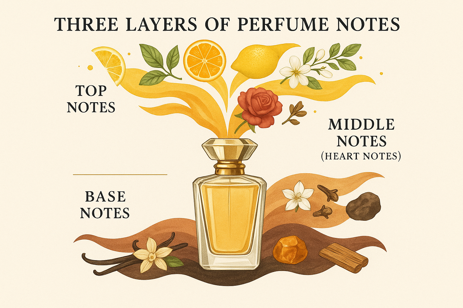 Understanding Perfume Notes: Top, Middle, Base