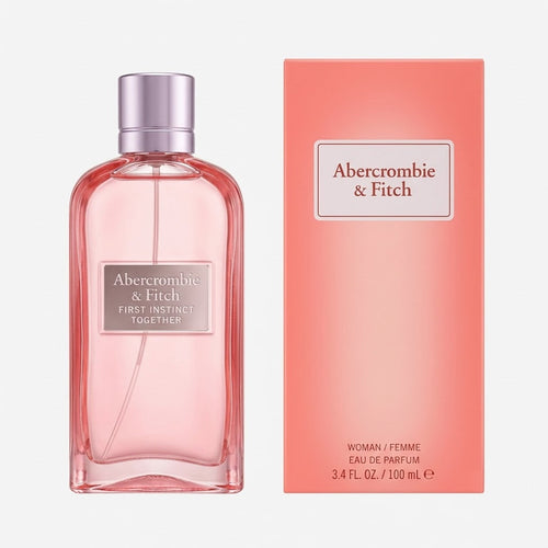 Abercrombie & Fitch perfume bottle and packaging on a white background