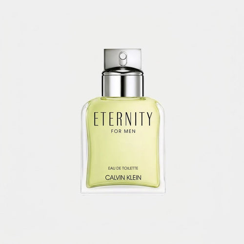 Calvin Klein Eternity for Men Eau de Toilette bottle on a white background