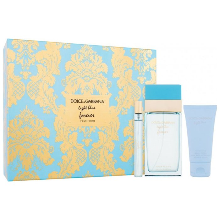 Dolce & Gabbana Light Blue Forever (W) Set Edp + Bc + Edp