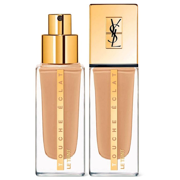 Yves Saint Laurent Touche Eclat Le Teint Long Wear Glow Bd 25 Warm Beige (W) Foundation
