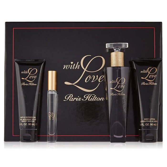 Paris Hilton With Love (W) Set Edp + Edp Roll On + Bl + Sg
