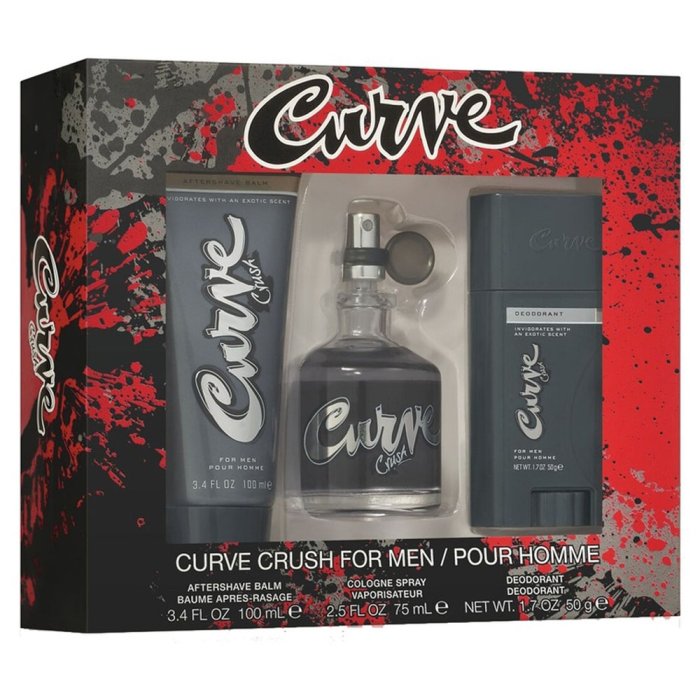 Liz Claiborne Curve Crush (M) Set Cologne + Asb + Deo Stick 50 G