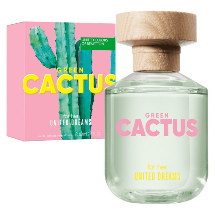 Benetton United Dreams Green Cactus (W) Edt 80 Ml