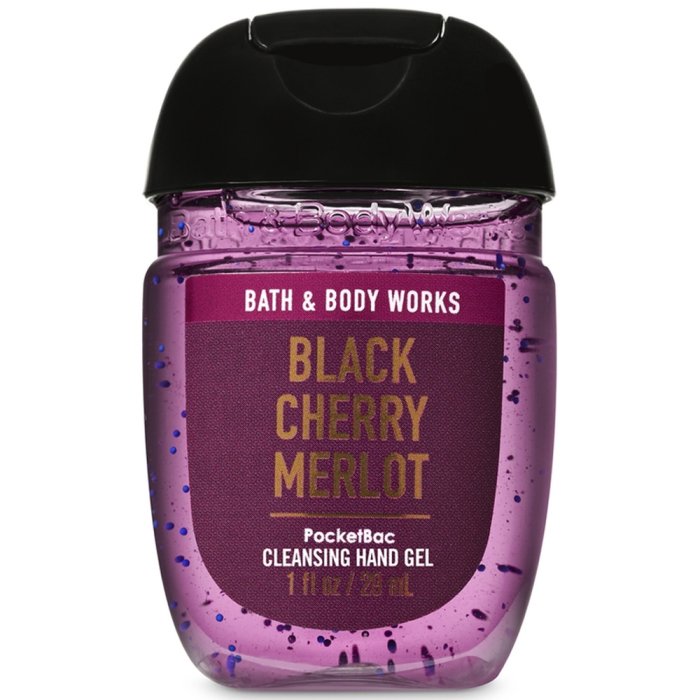 Bath & Body Works Black Cherry Merlot Cleansing (W) 29 Ml Hand Gel