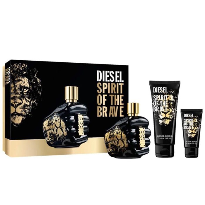 Diesel Spirit Of The Brave (M) Set Edt + Sg + Sg