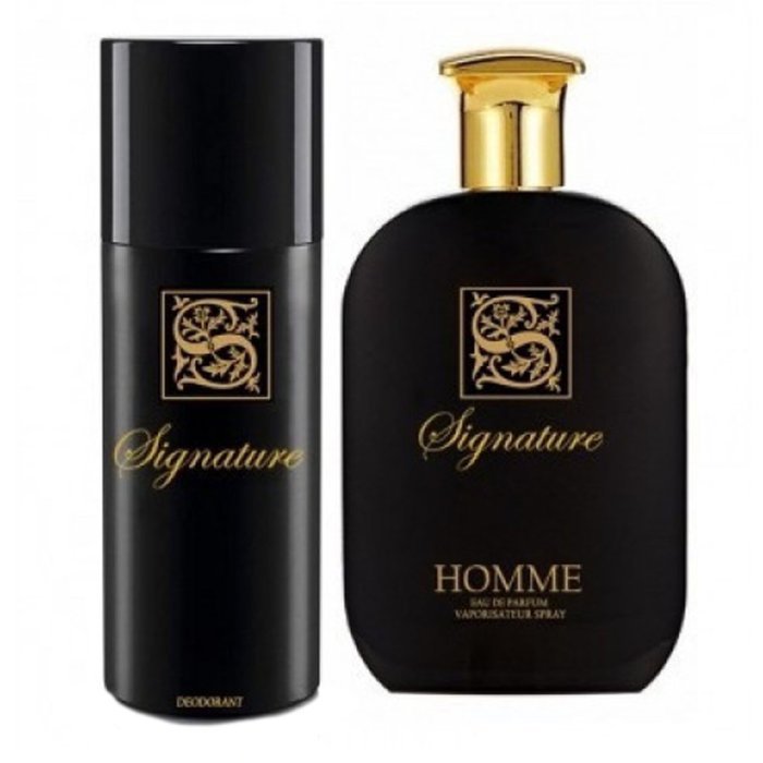Signature Black (M) Set Edp + Deodorant