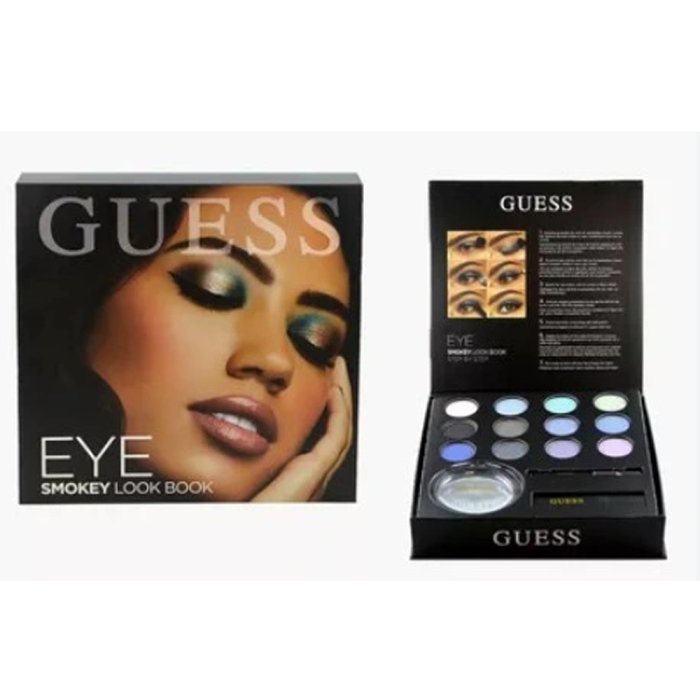 Guess Smokey Black Mascara+Eyeshadow 12 X 1.16 G+ Black Eye Liner 0.5 G (W) Eye Kit