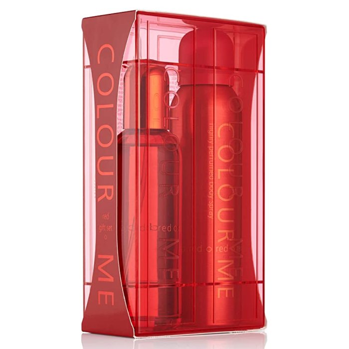 Milton Lloyd Color Me Red (W) Set Edt + Body Spray
