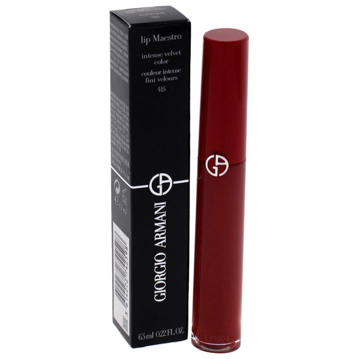 Giorgio Armani Lip Maestro Intense Velvet Color # 415 Redwood 6.5 Ml Liquid Lipstick