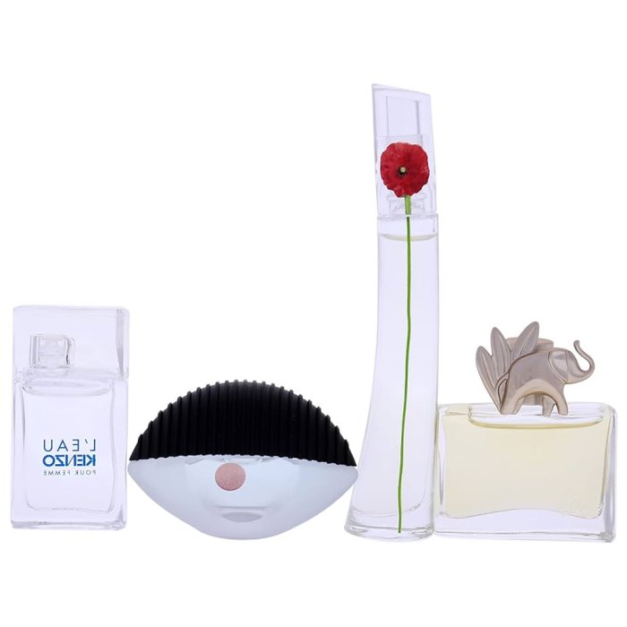 Kenzo (W) Mini Set (L'eau Pour Femme Edt + World Edp + Flower Edp + Jungle Edp