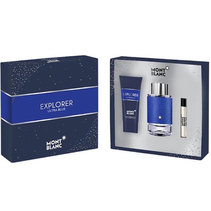 Mont Blanc Explorer Ultra Blue (M) Set Edp+ Edp 7. + Sg
