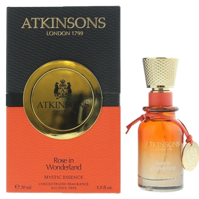 Atkinsons Rose In Wonderland Mystic Essence (U) Concentrated Fragrance Alcohol Free 30 Ml Tester