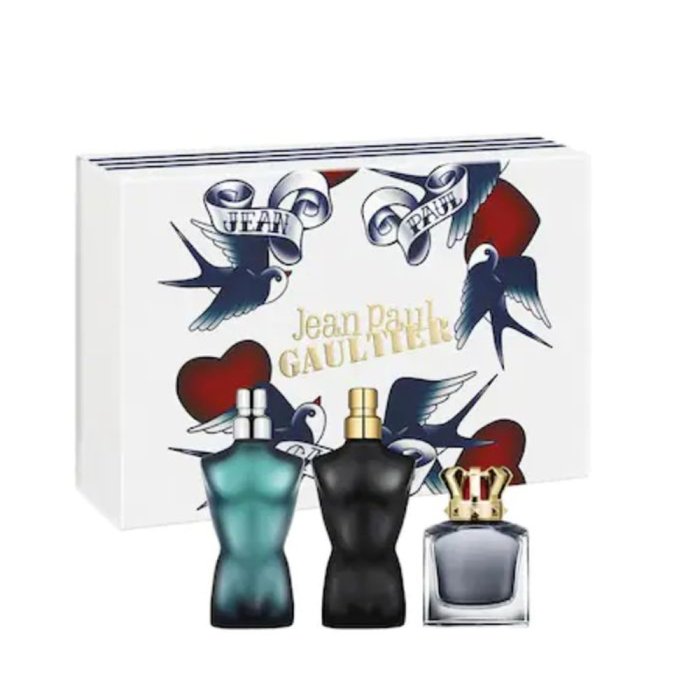 Jean Paul Gaultier (M) Mini Set 3 X (Le Male Edt + Le Male Edp Intense + Scandal Pour Homme Edt)