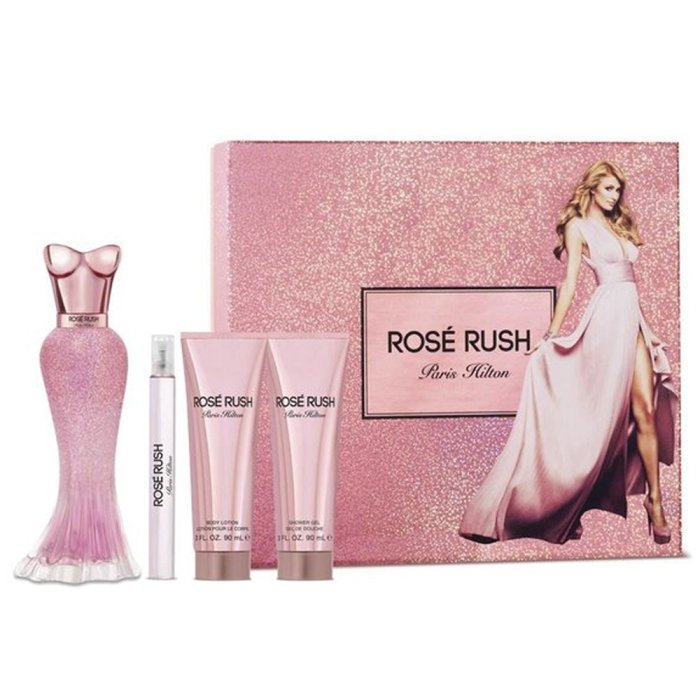 Paris Hilton Rose Rush (W) Set Edp + Edp + Bl + Sg