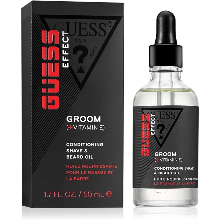 Guess Effect (M) 50 Ml Groom Conditioning Shave & Beard Oil