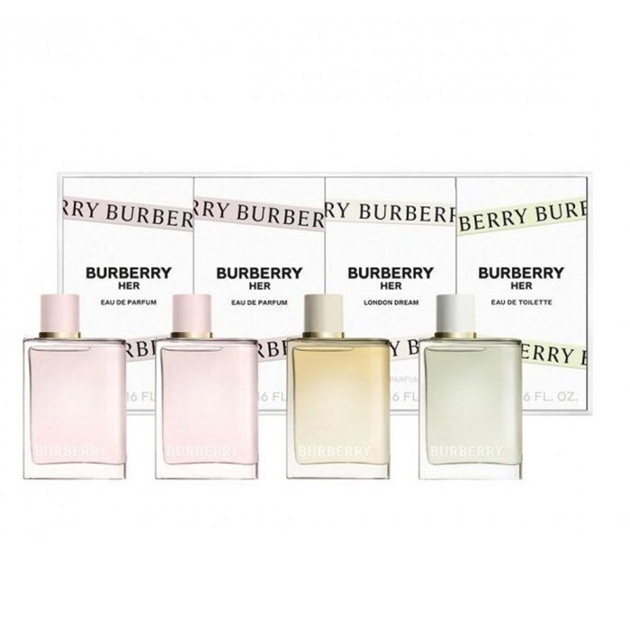 Burberry Her (W) Mini Set Edp 2 X 5 Ml + Her Edt 5 Ml + Her London Dream Edp 5 Ml
