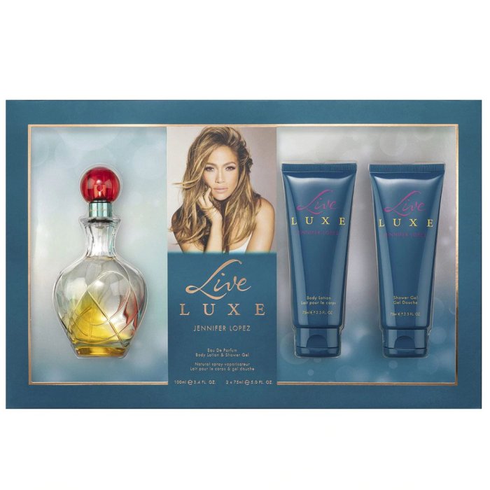 Jennifer Lopez Live Luxe (W) Set Edp + Bl + Sg
