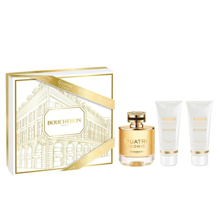 Boucheron Quatre Iconic (W) Set Edp 100 Ml + Bl 100 Ml + Bath & Sg 100 Ml