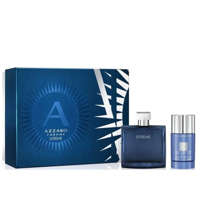 Azzaro Chrome Extreme (M) Set Edp 100 Ml + Deo Stick 75 Ml