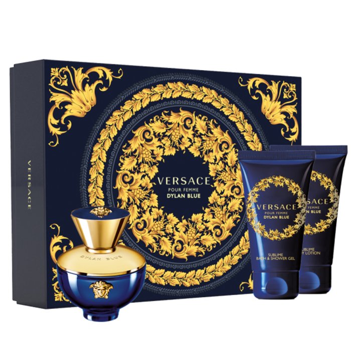 Versace Pour Femme Dylan Blue (W) Set Edp + Sg + Bl