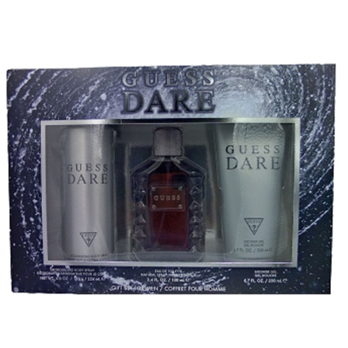 Guess Dare (M) Set Edt + Sg + Body Spray (New Pack)