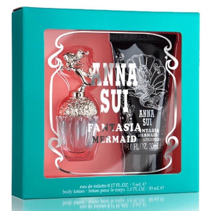 Anna Sui Fantasia Mermaid (W) Set Edt 5 Ml + Bl 30 Ml