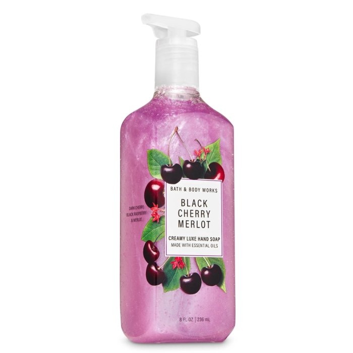 Bath & Body Works Black Cherry Merlot Creamy Luxe (U) Hand Soap