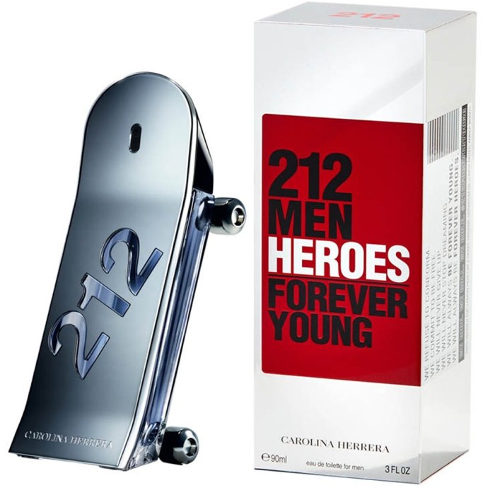 Carolina Herrera 212 Heroes Forever Young Men (M) Edt 90 Ml
