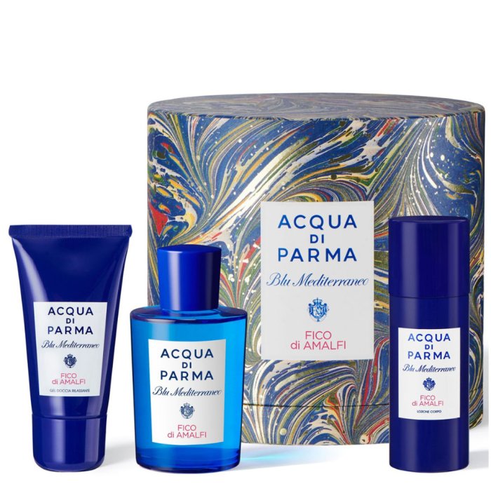 Acqua Di Parma Blu Mediterraneo Fico Di Amalfi Holiday Colleciton 2022 (U) Set Edt 75 Ml + Sg 40 Ml + Bl 50 Ml