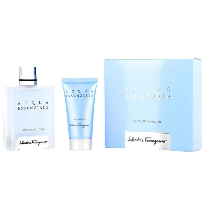 Salvatore Ferragamo Acqua Essenziale (M) Grooming Kit Set Asl+ Asb