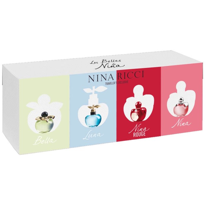 Nina Ricci (W) Mini Set Edt 4 X (Bella + Luna + Nina Rouge + Nina)