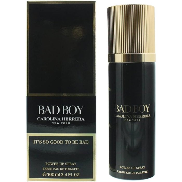 Carolina Herrera Bad Boy (M) Fresh Edt 100 Ml (Power Up Spray)